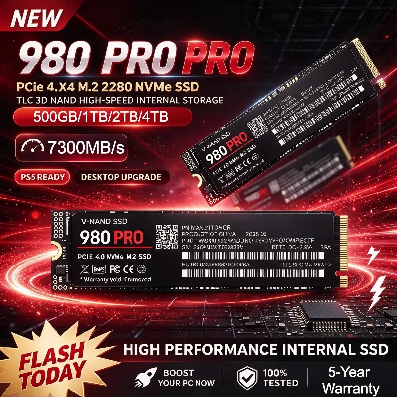 M.2 Nvme 4Tb Pcie 4.0 Ssd - SSD interno ad alta velocità 980