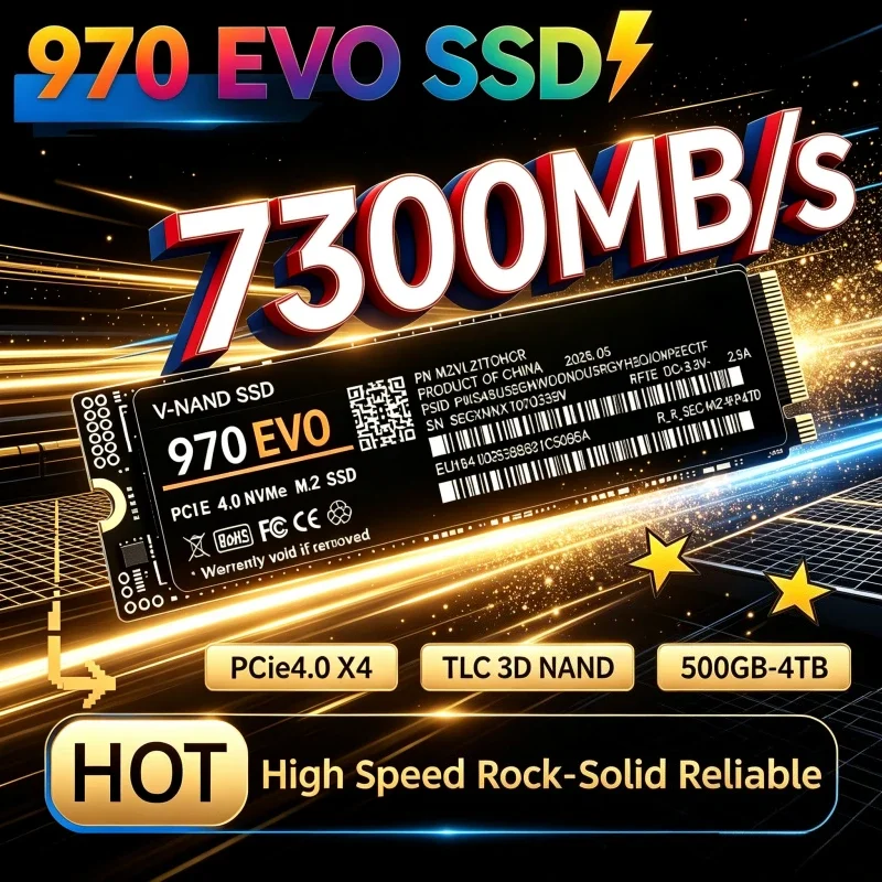 M.2 Nvme 4Tb Pcie 4.0 Ssd - 970 EVO NVMe M.2 2280 SSD