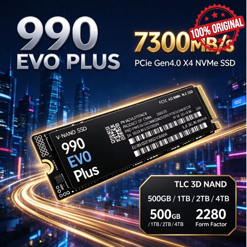 M.2 Nvme 4Tb Pcie 4.0 Ssd - 990 EVO PLUS SSD PCIe 4.0