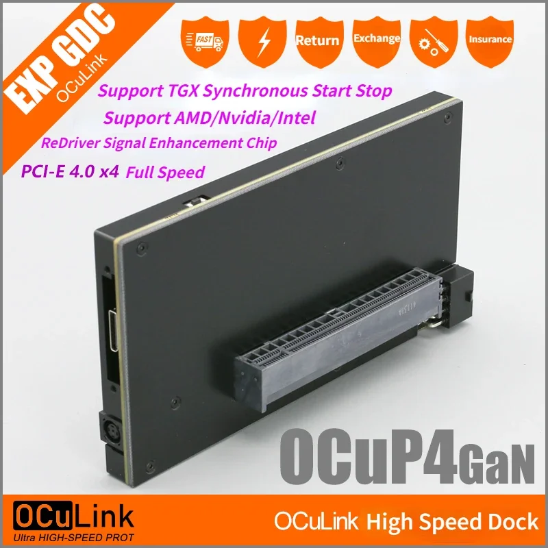 OCuP4GaN OCuLink GPU Dock Case - External Gpu Dock Pcie 4.0 Oculink recensione e prezzo