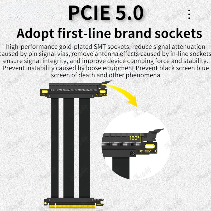 Cavo Riser PCIE 5.0 x16, ideal - Pcie 4.0 X16 Riser Cable 90 Degree recensione e prezzo