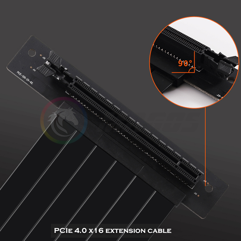 Cavo riser PCIE 4.0 X16 Estens - Pcie 4.0 X16 Riser Cable 90 Degree recensione e prezzo